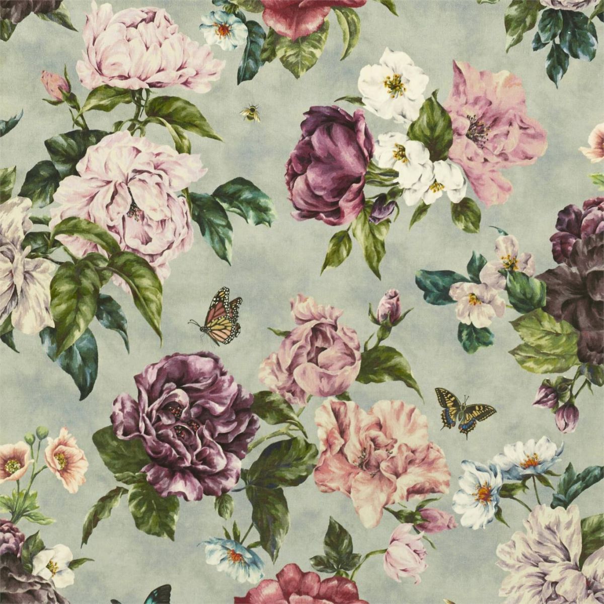 Sanderson Summer Peony Fabric